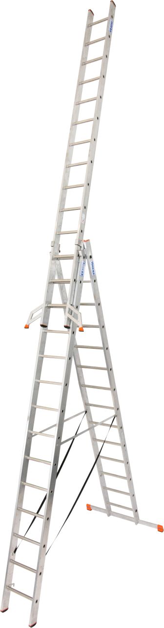 MONTO Sprossen-Vielzweckleiter Tribilo 3x14 Sprossen