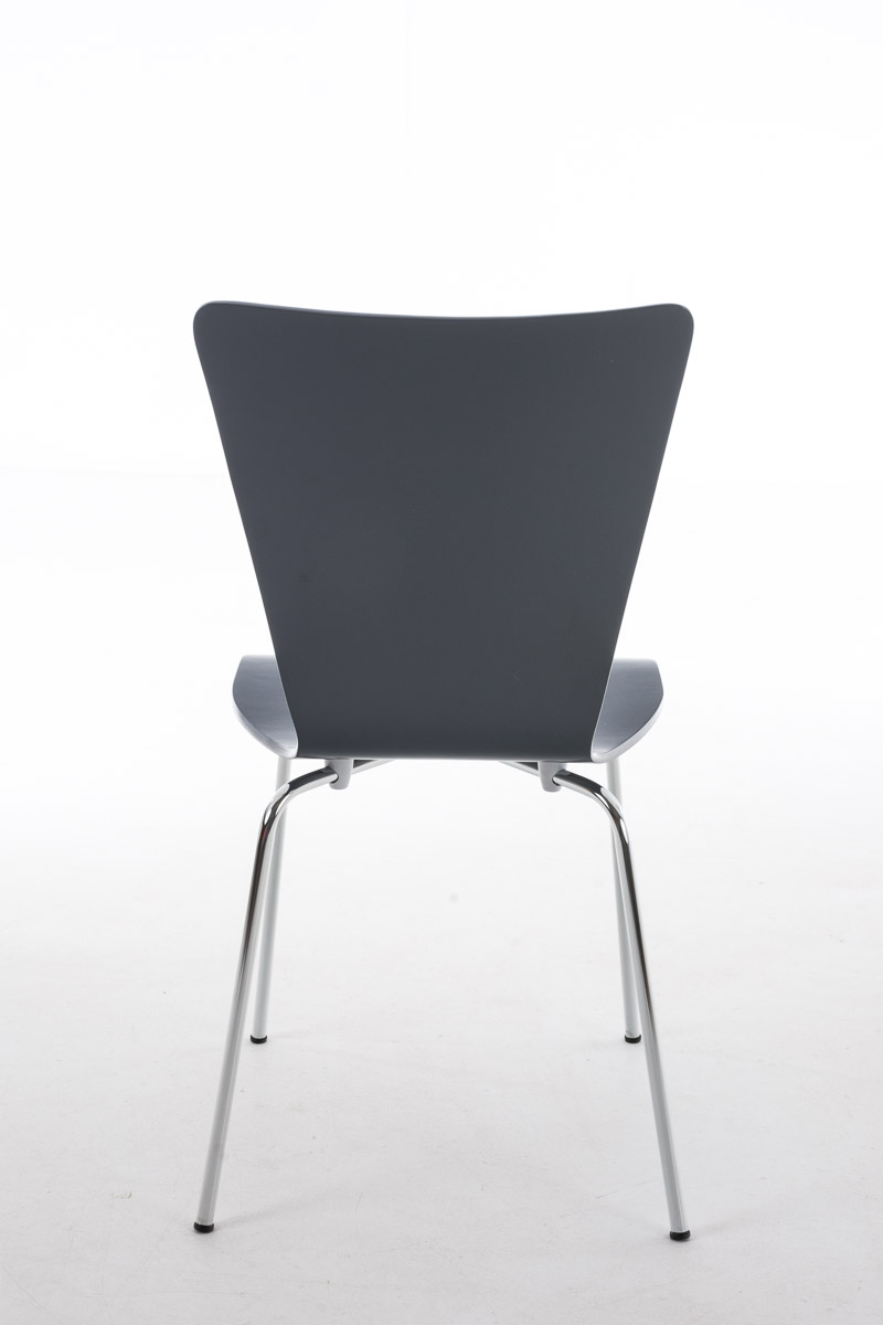 2er Set Besucherstuhl Aaron, grau