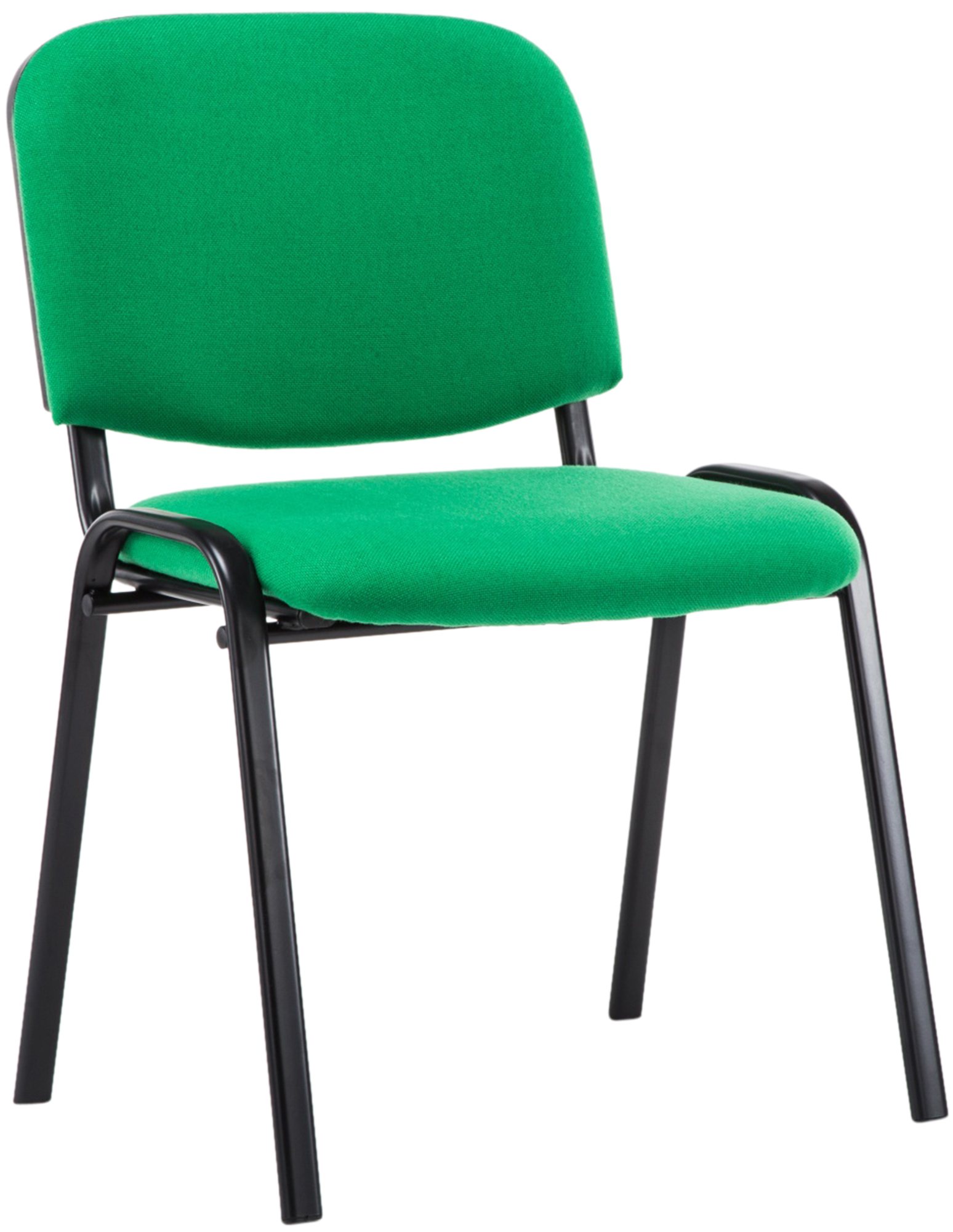 Besucherstuhl Ken V2 Stoff, grün