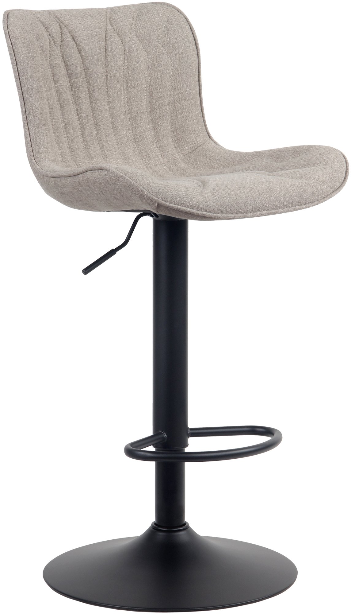 Barhocker Linus Stoff, taupe