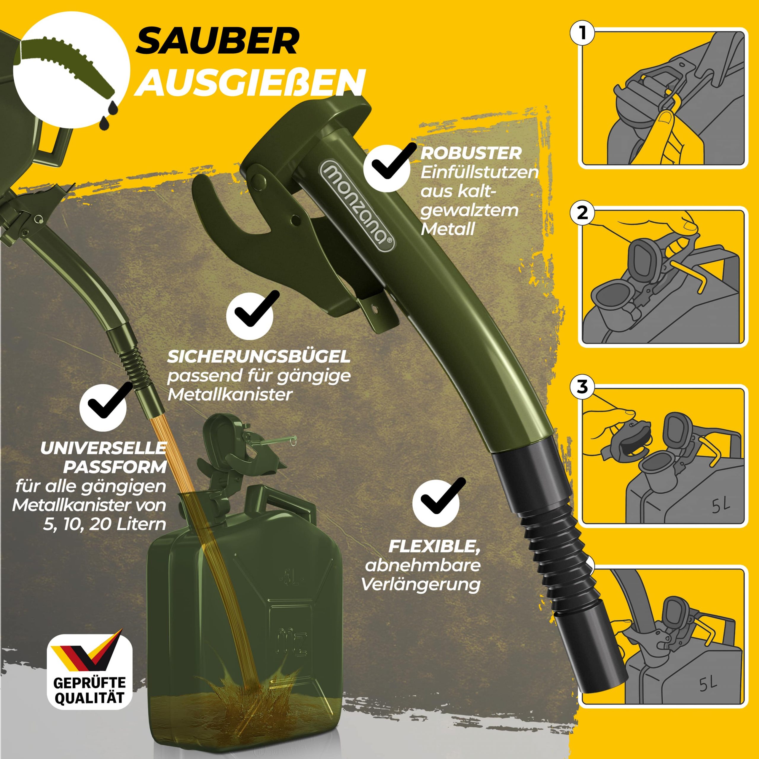 Ausgießer Grün Metall