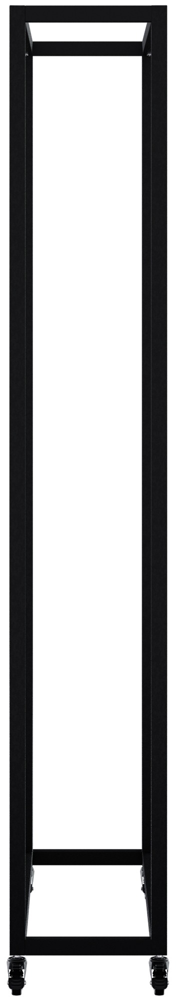 Kaminholzständer Hilta 25x80x150 cm, schwarz