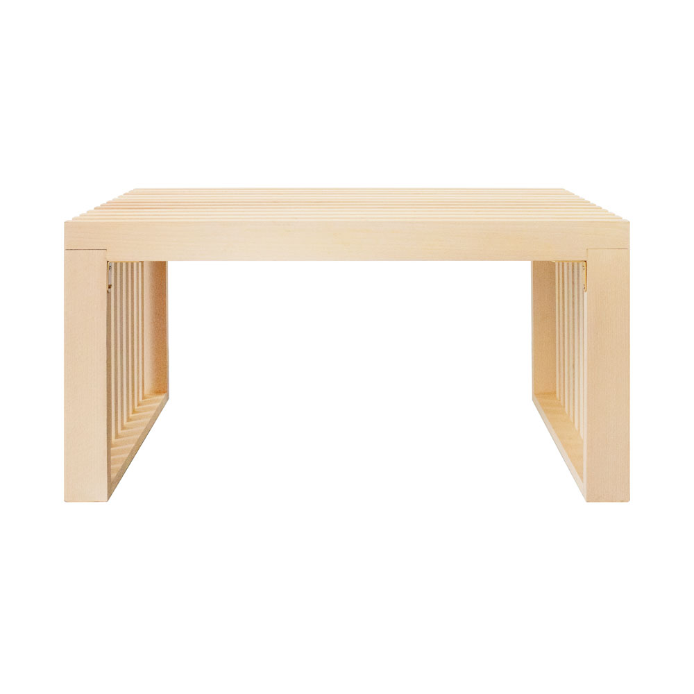 Sitzbank aus Holz LORA Natur - 78 cm