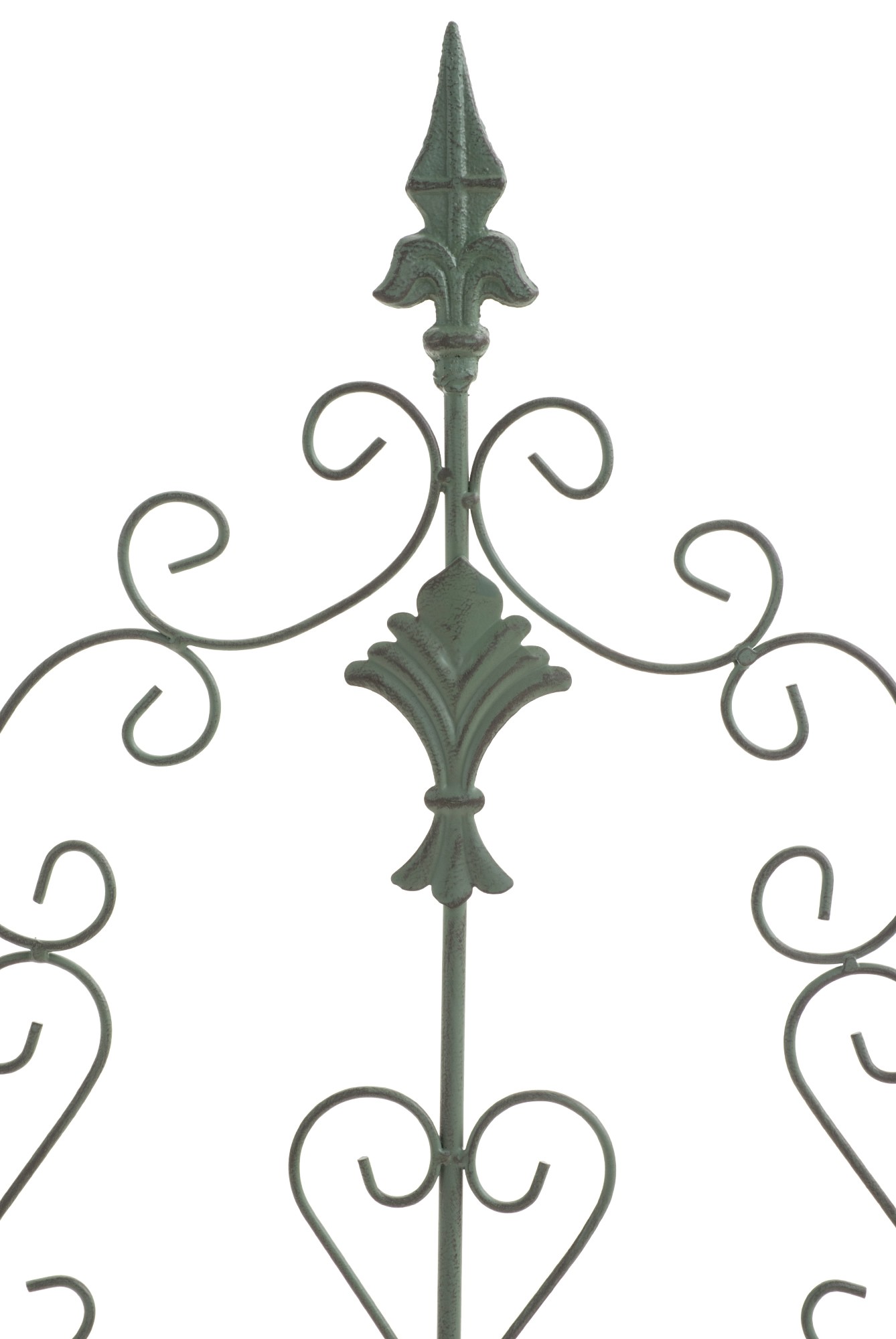 2er Set Rankgitter Burgus, antik-grün