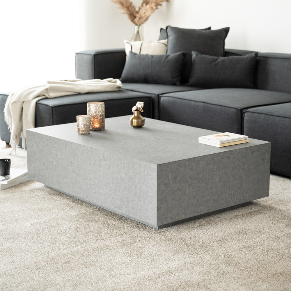 Couchtisch Marmor AMIRI XXL - 120 x 80 cm Grau