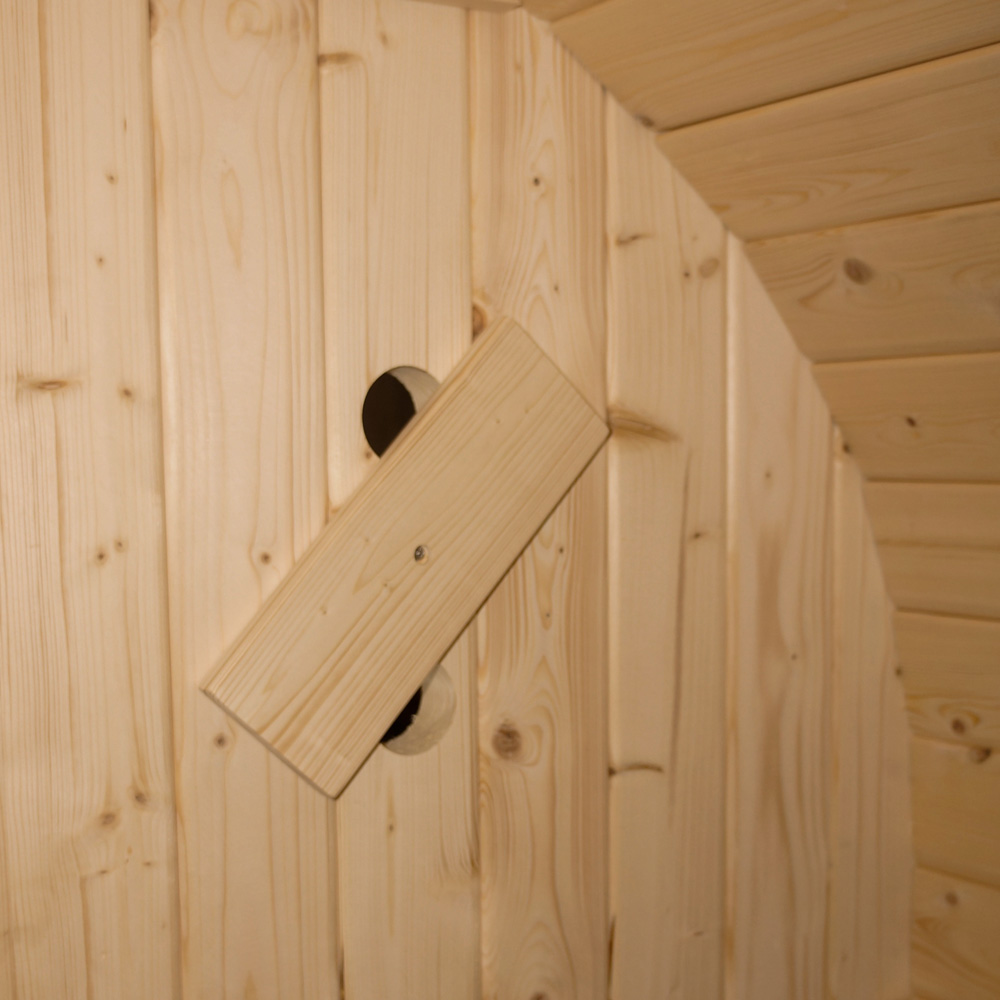 Outdoor Sauna CUBE XL - 194 x 220 cm für 6 Personen