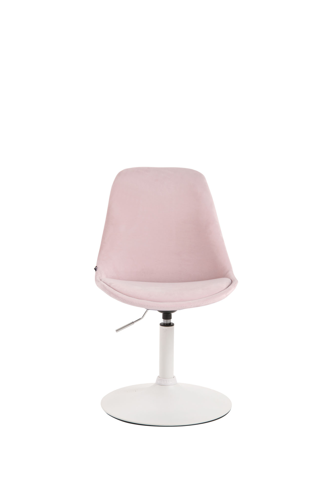 Esszimmerstuhl Maverick Samt weiß, pink