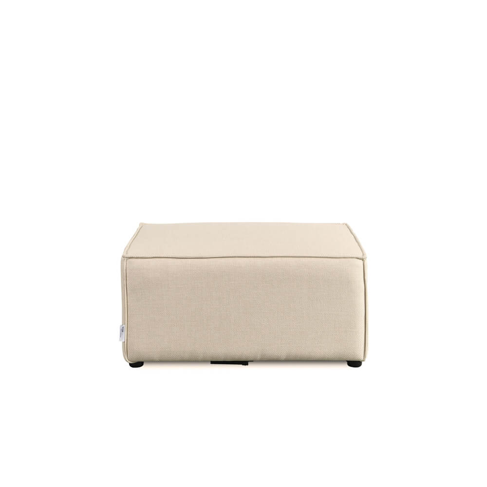 Modulares Sofa Hocker VERONA - 87 x 87 cm Beige