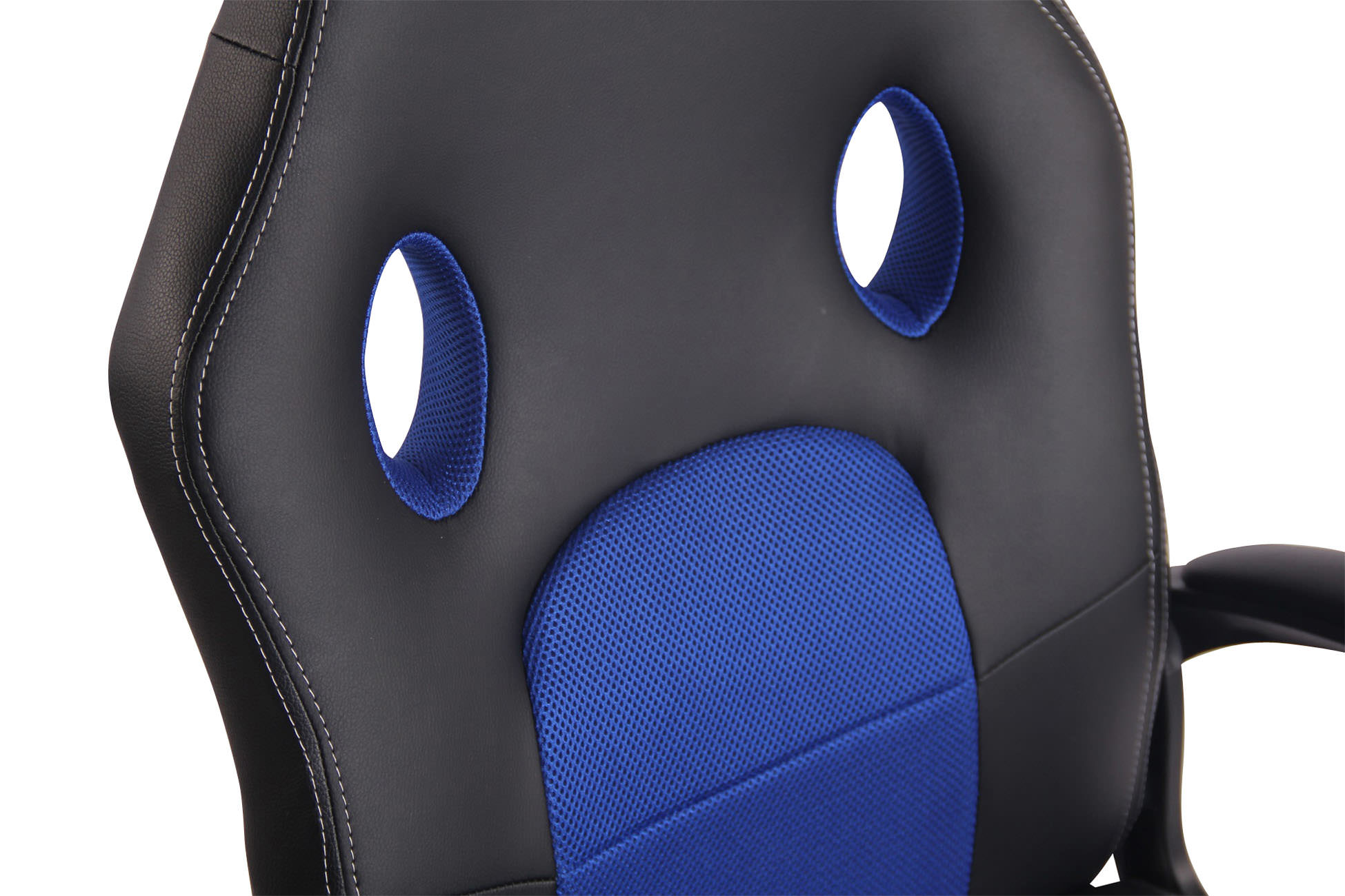 Bürostuhl Elbing, schwarz/blau