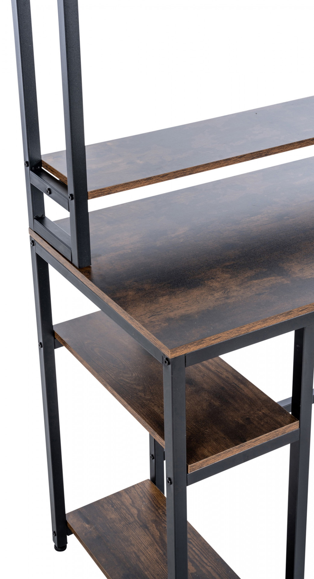 Schreibtisch Billings, schwarz/braun