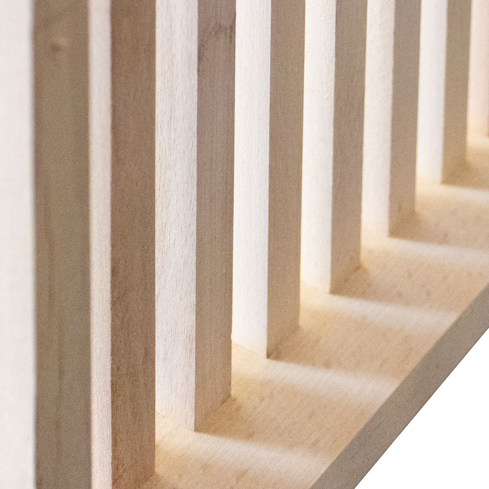 Sitzbank aus Holz LORA Natur - 78 cm