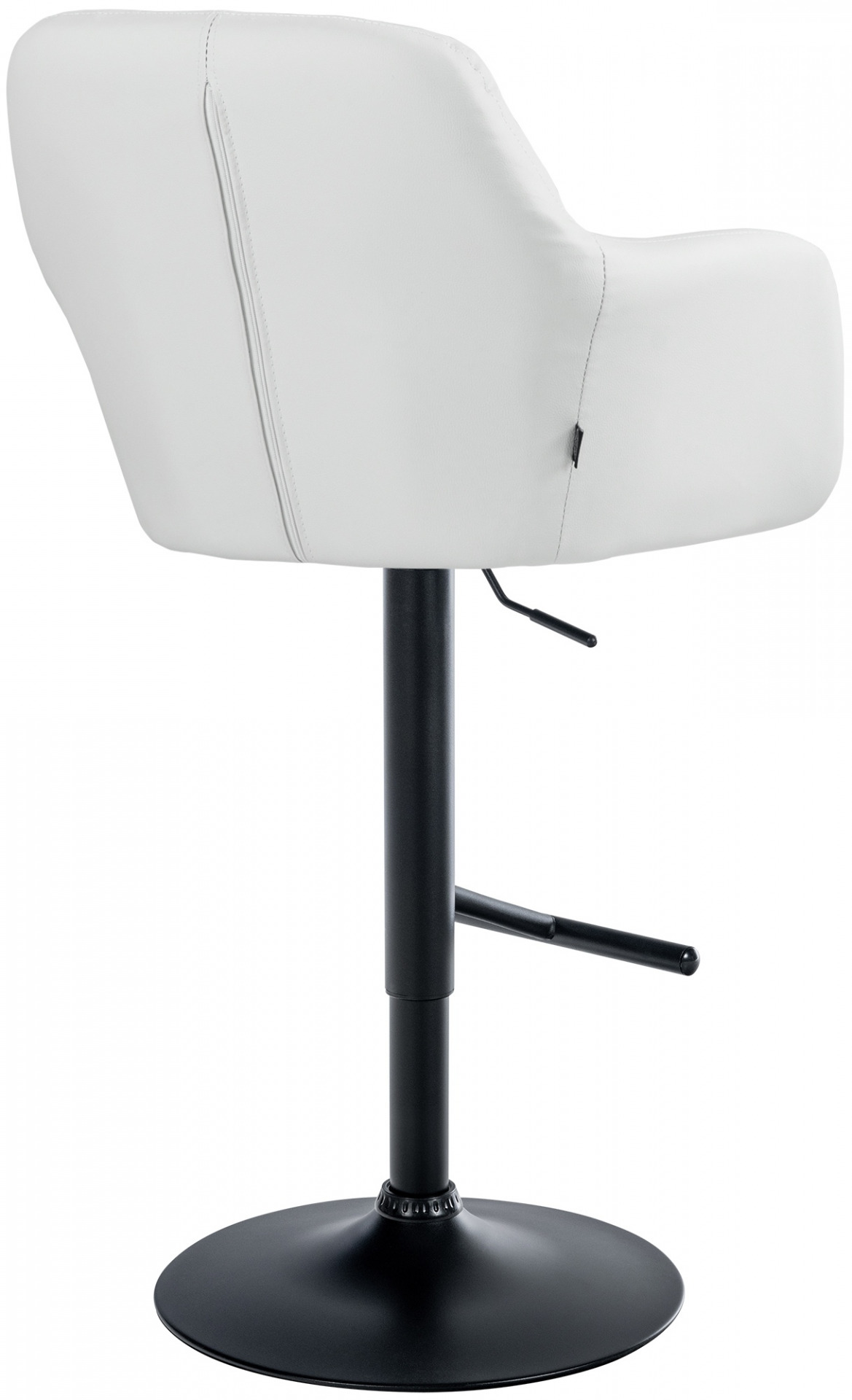 Barhocker Natoma Kunstleder schwarz, weiß