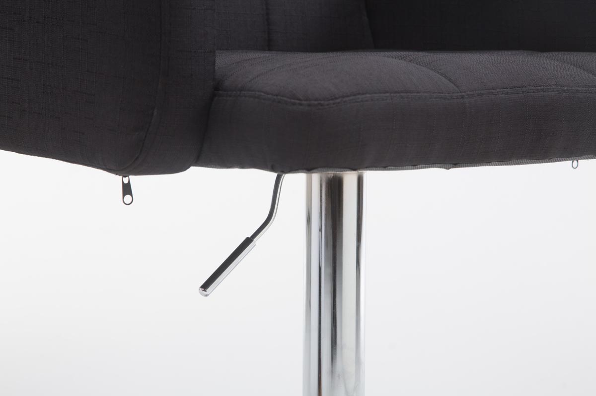 Barhocker Los Angeles Stoff C, schwarz