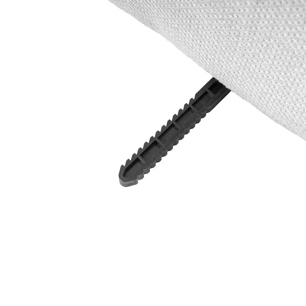 Modulares Sofa VERONA M - 327 x 120 cm Hellgrau