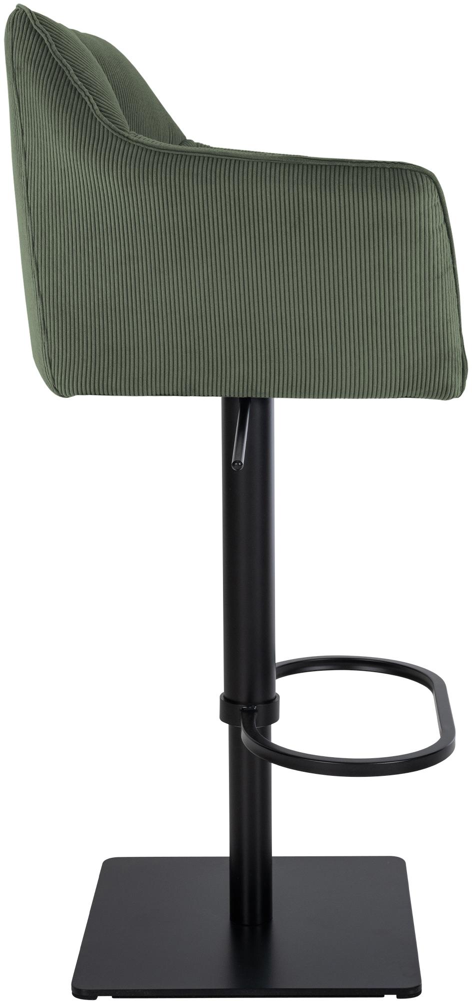Barhocker Damaso B Cord, grün