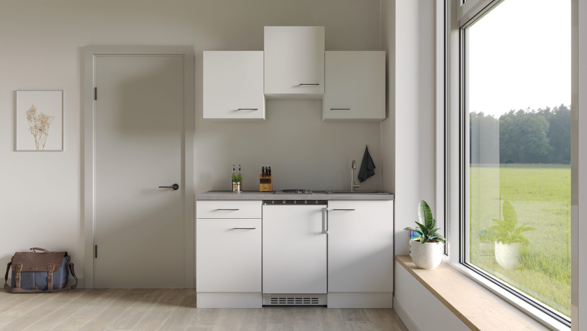 Singleküche VITA 150 cm mit E-Geräten