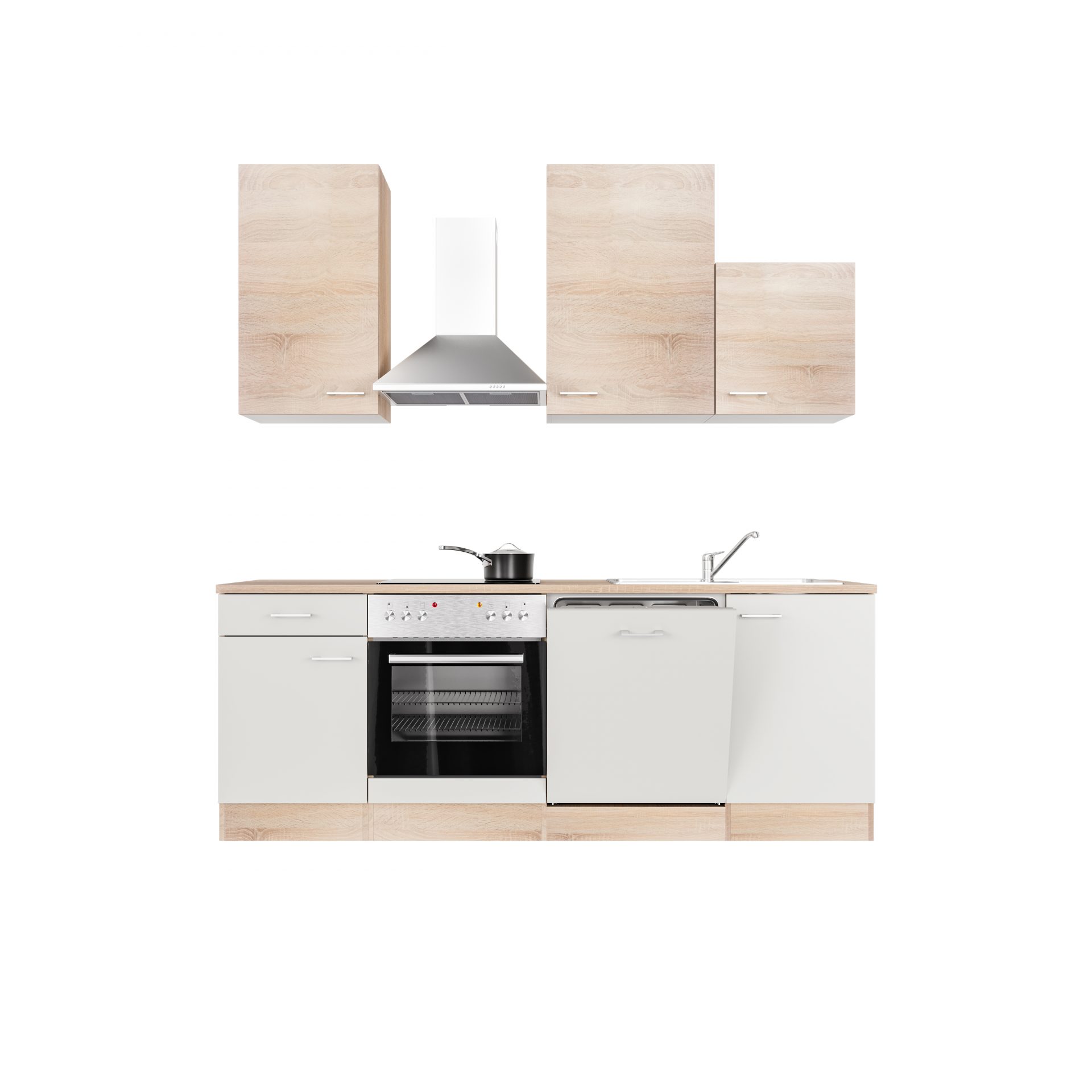 Küchenzeile SAMOA 220 cm mit E-Geräten