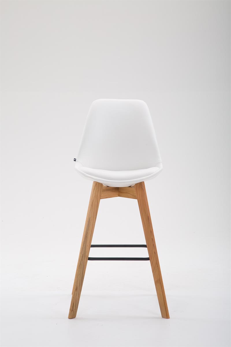 Barhocker Metz Kunstleder Natura, weiß