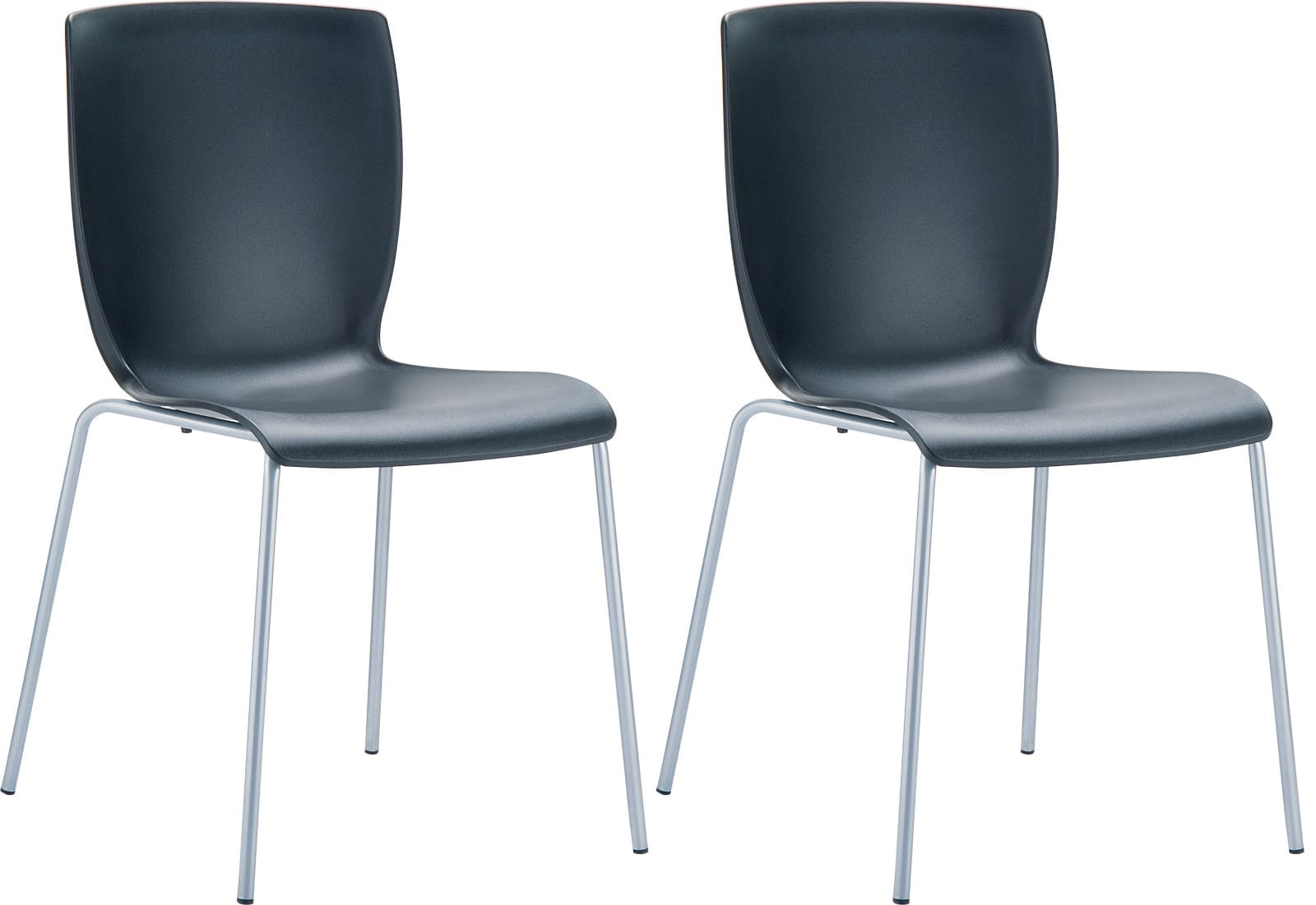 2er Set Stühle MIO, schwarz