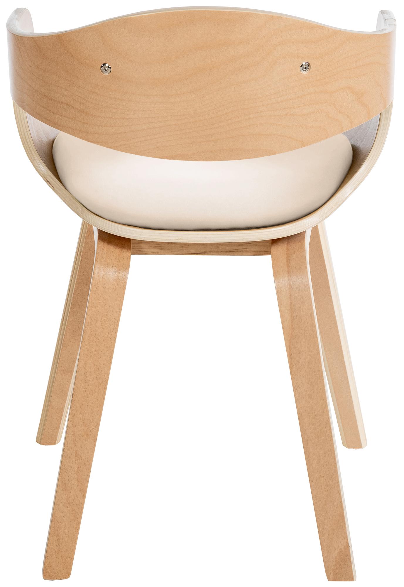 Besucherstuhl Kingston, natura/creme