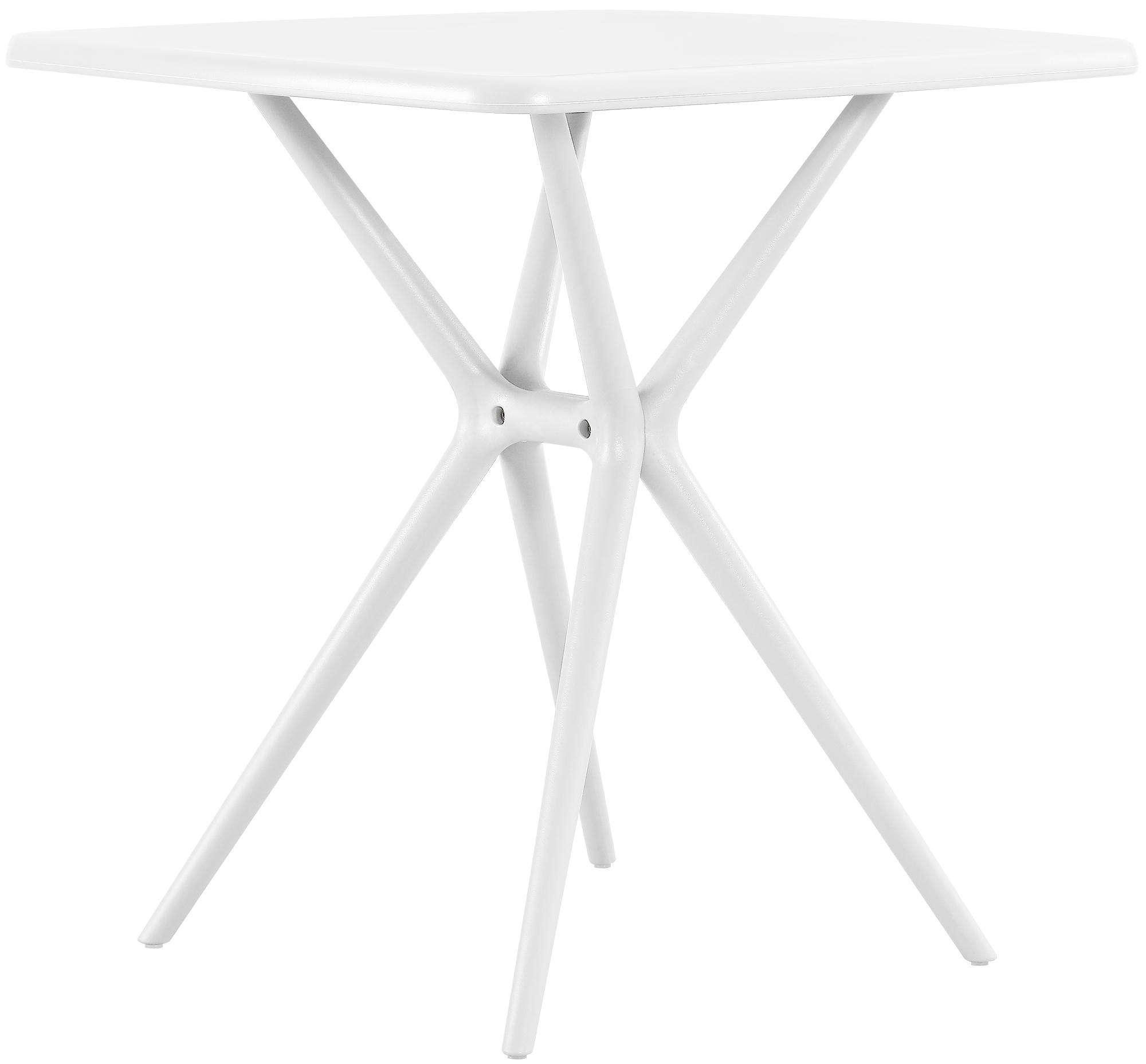 Tisch Becky eckig 72 x 72 cm, weiß