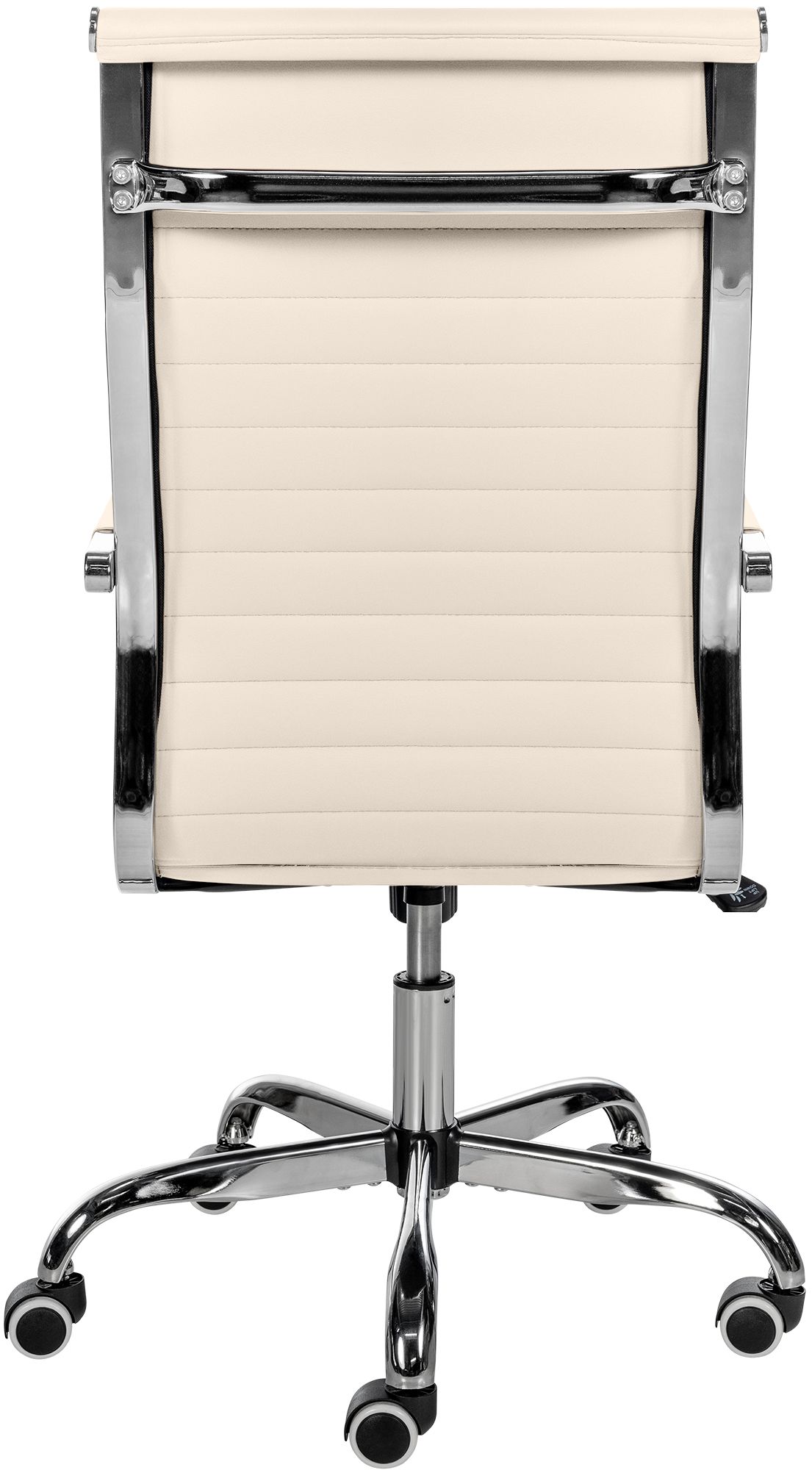 Bürostuhl Amadora Kunstleder, creme