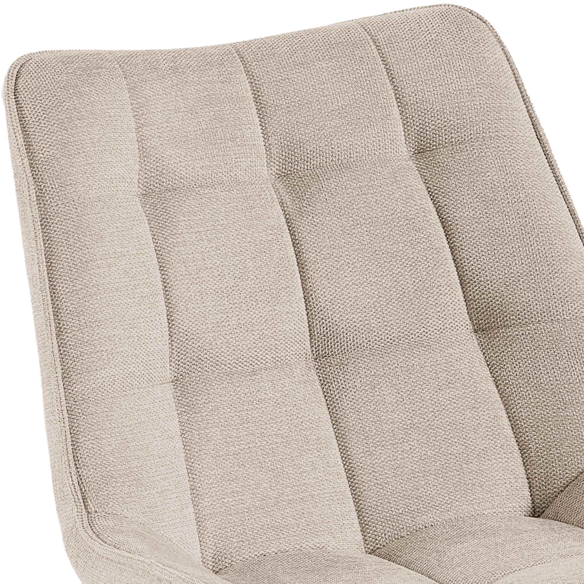 Stuhl Colby Stoff, creme