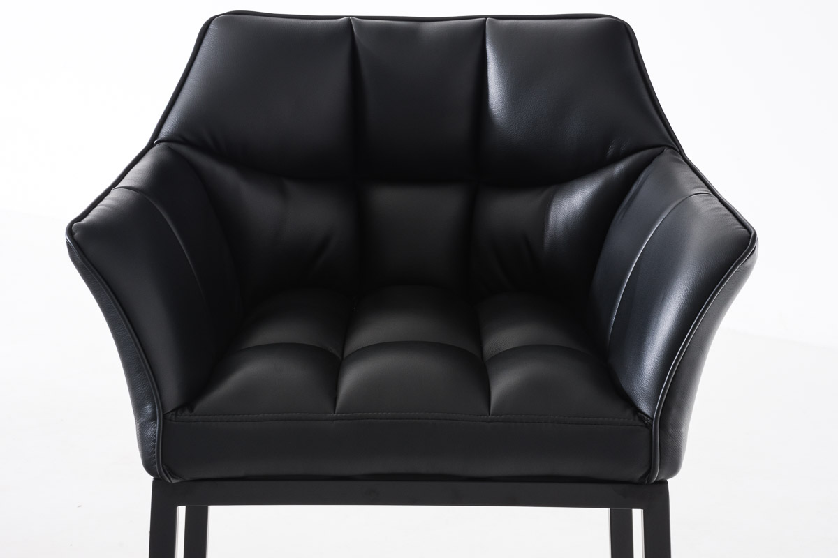 Barhocker Damaso B mit 4-Fuß Gestell, schwarz