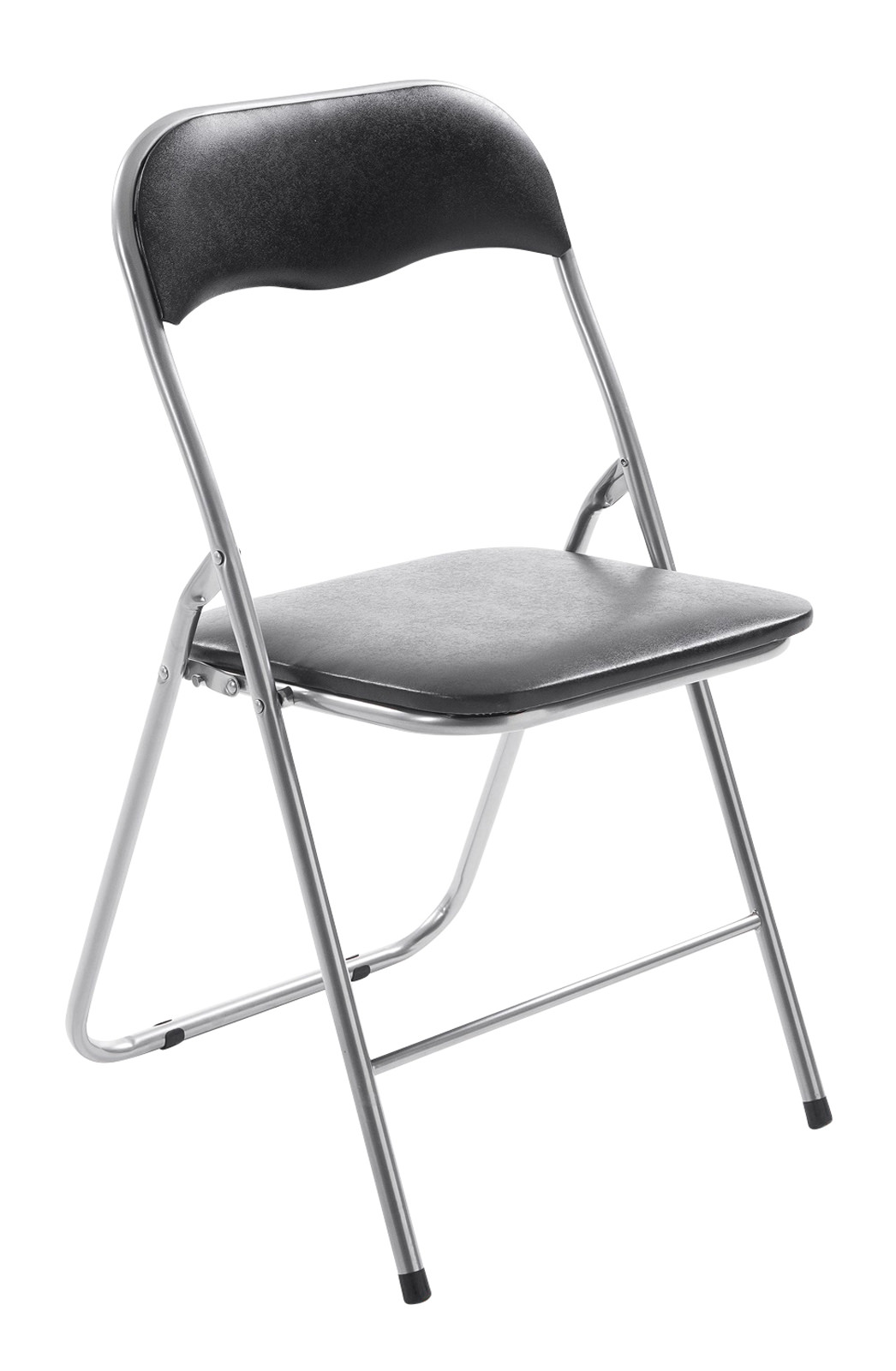 Klappstuhl Felix, schwarz/silber