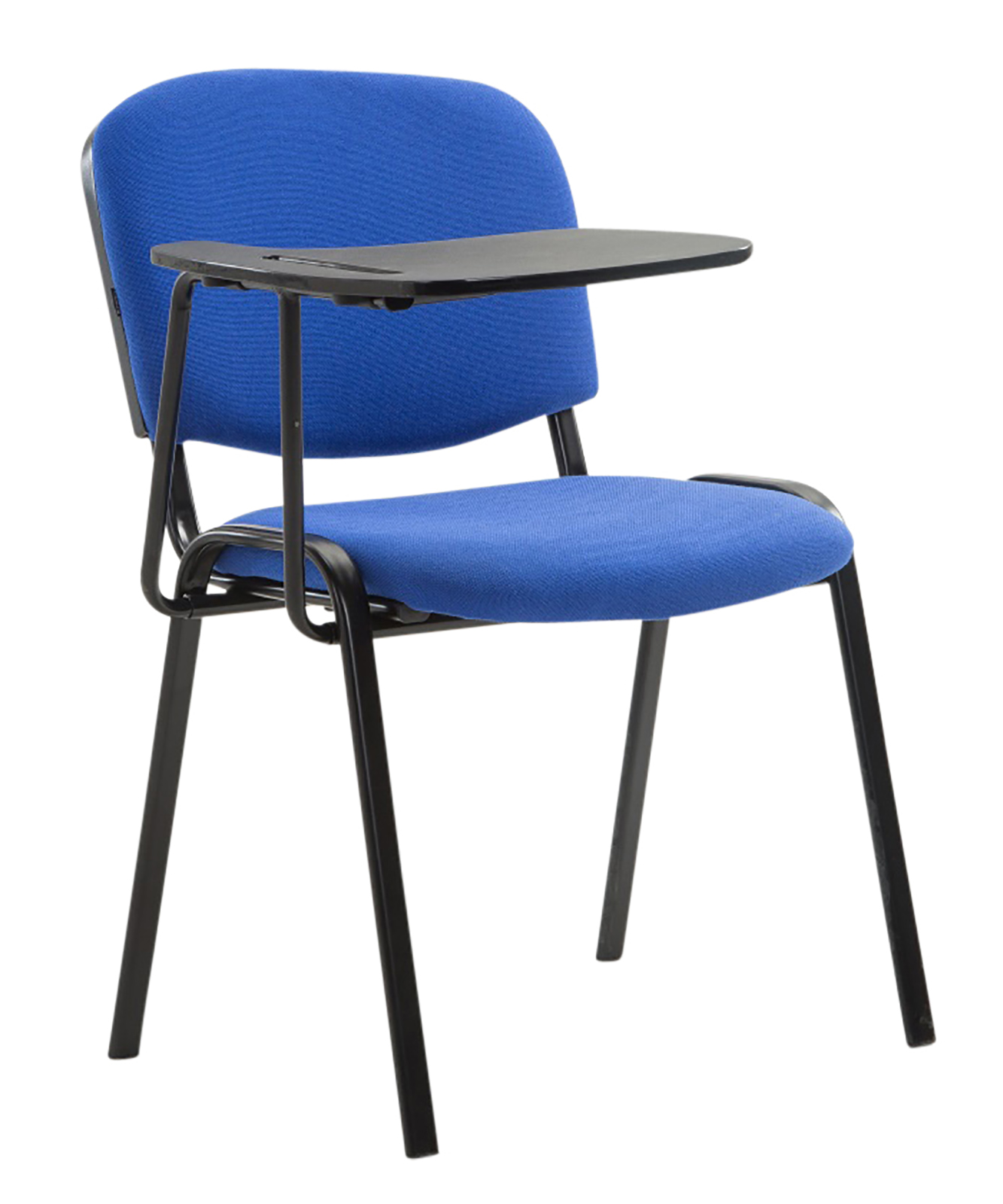 4er Set Stühle Ken mit Klapptisch Stoff, blau