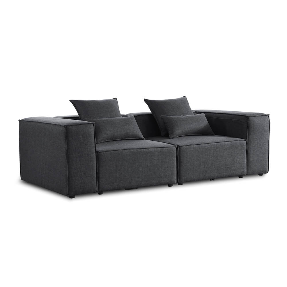 Modulares Sofa VERONA S - 240 x 120 cm Anthrazit