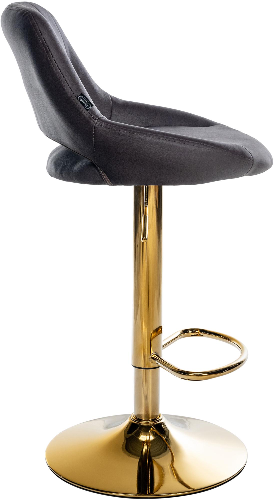 2er Set Barhocker Milet Kunstleder G, braun