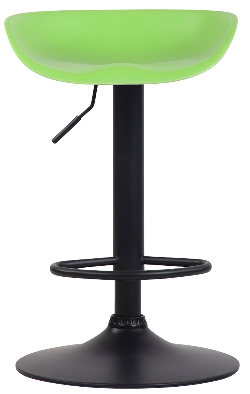 Barhocker Anaheim Kunststoff schwarz, grün