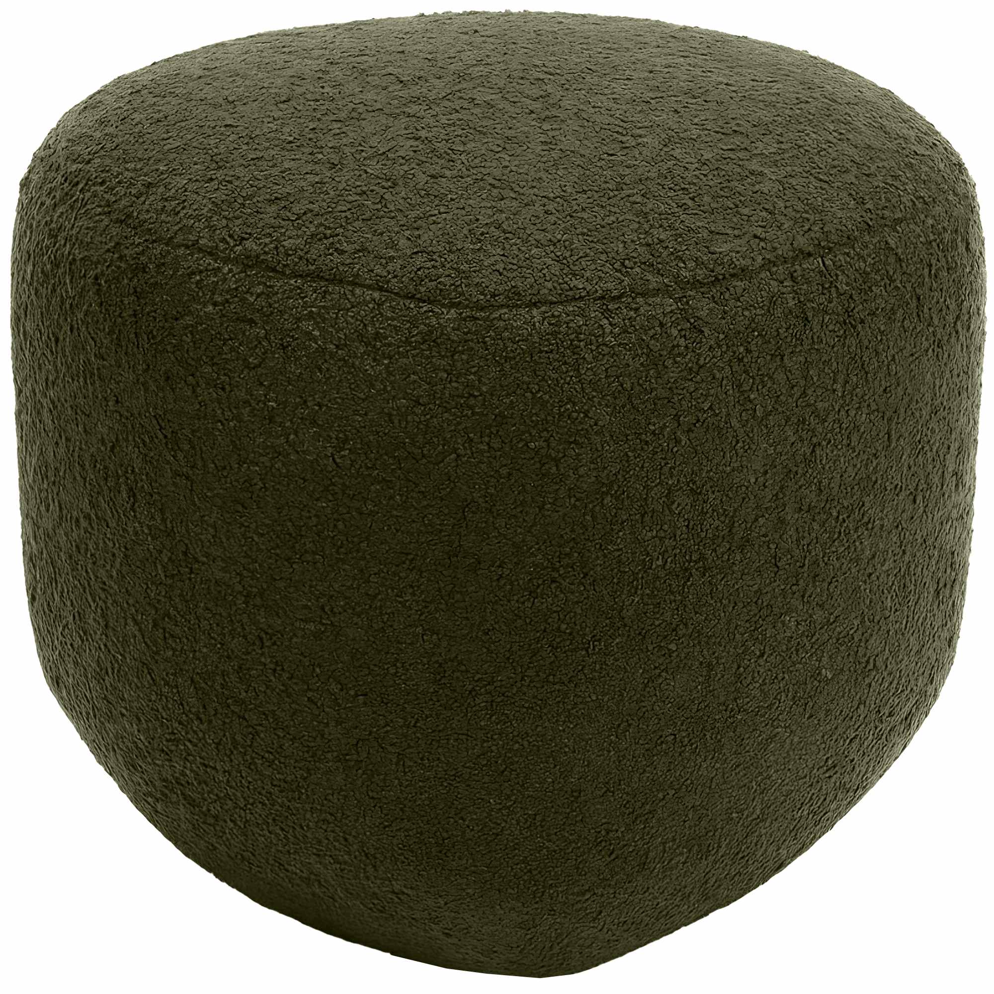 Sitzhocker Alfrisa Teddy, dunkelgrün