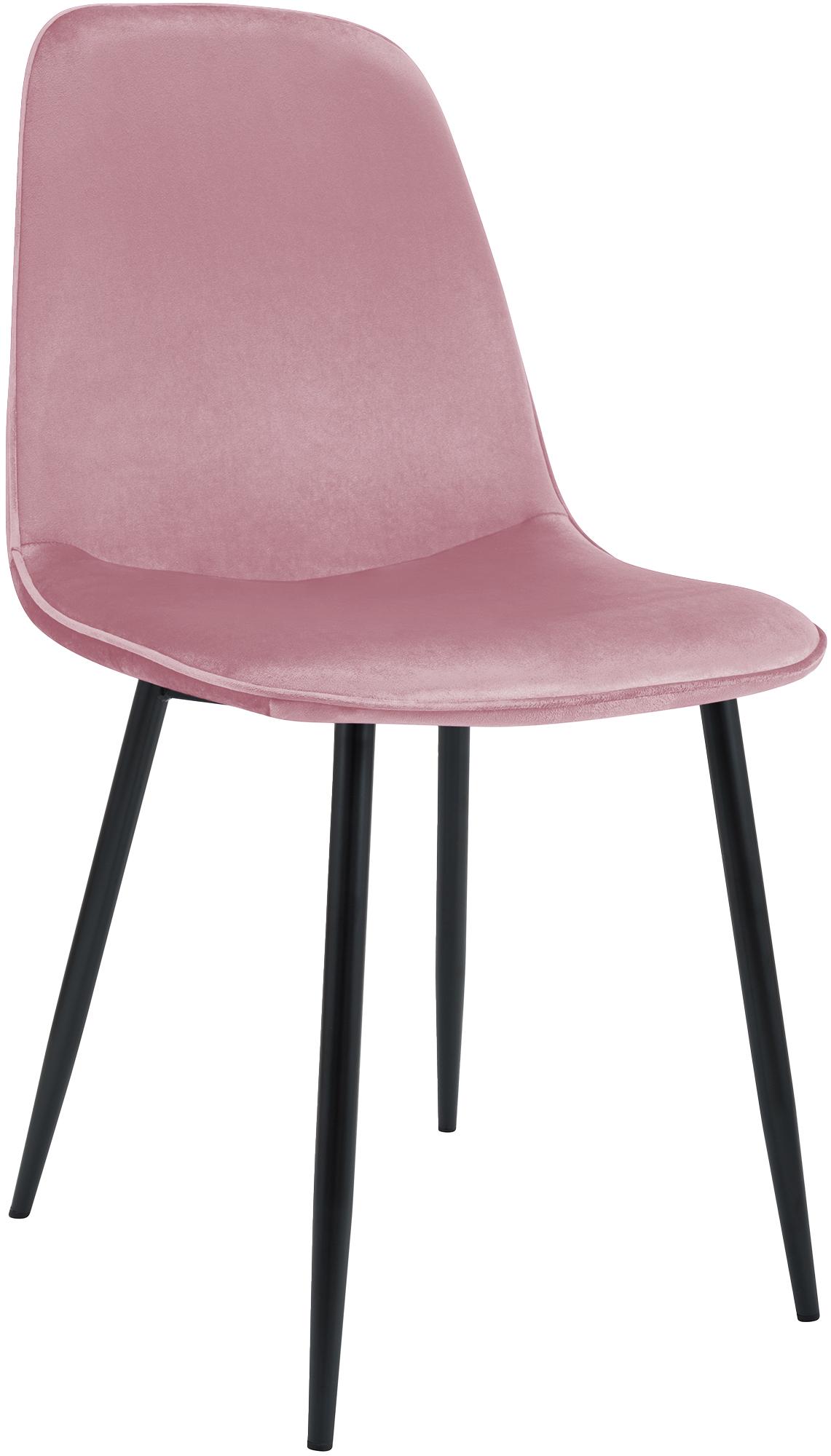 Esszimmerstuhl Maryam Samt, rosa