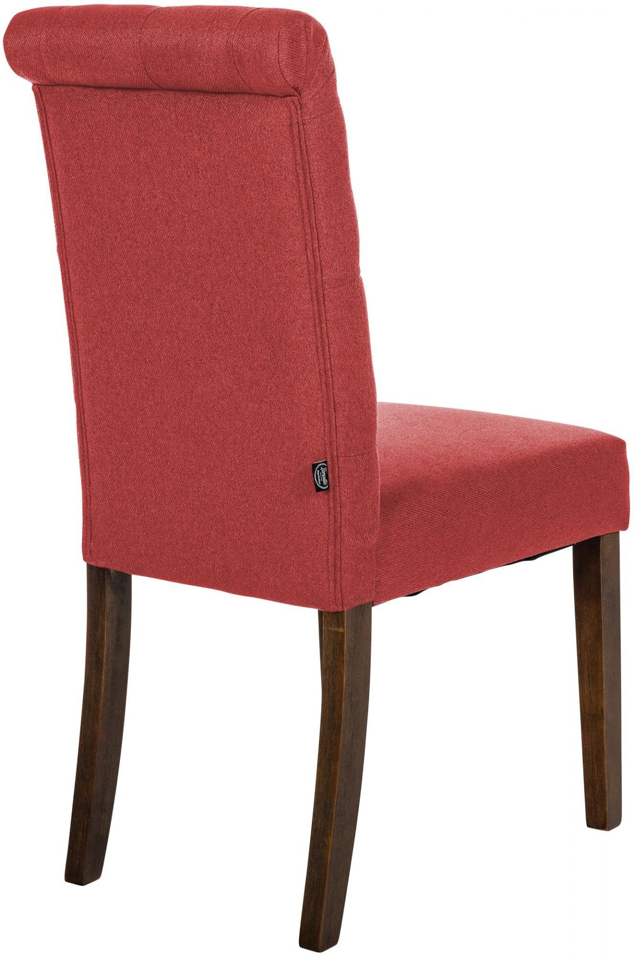 Esszimmerstuhl Lisburn Stoff, rot