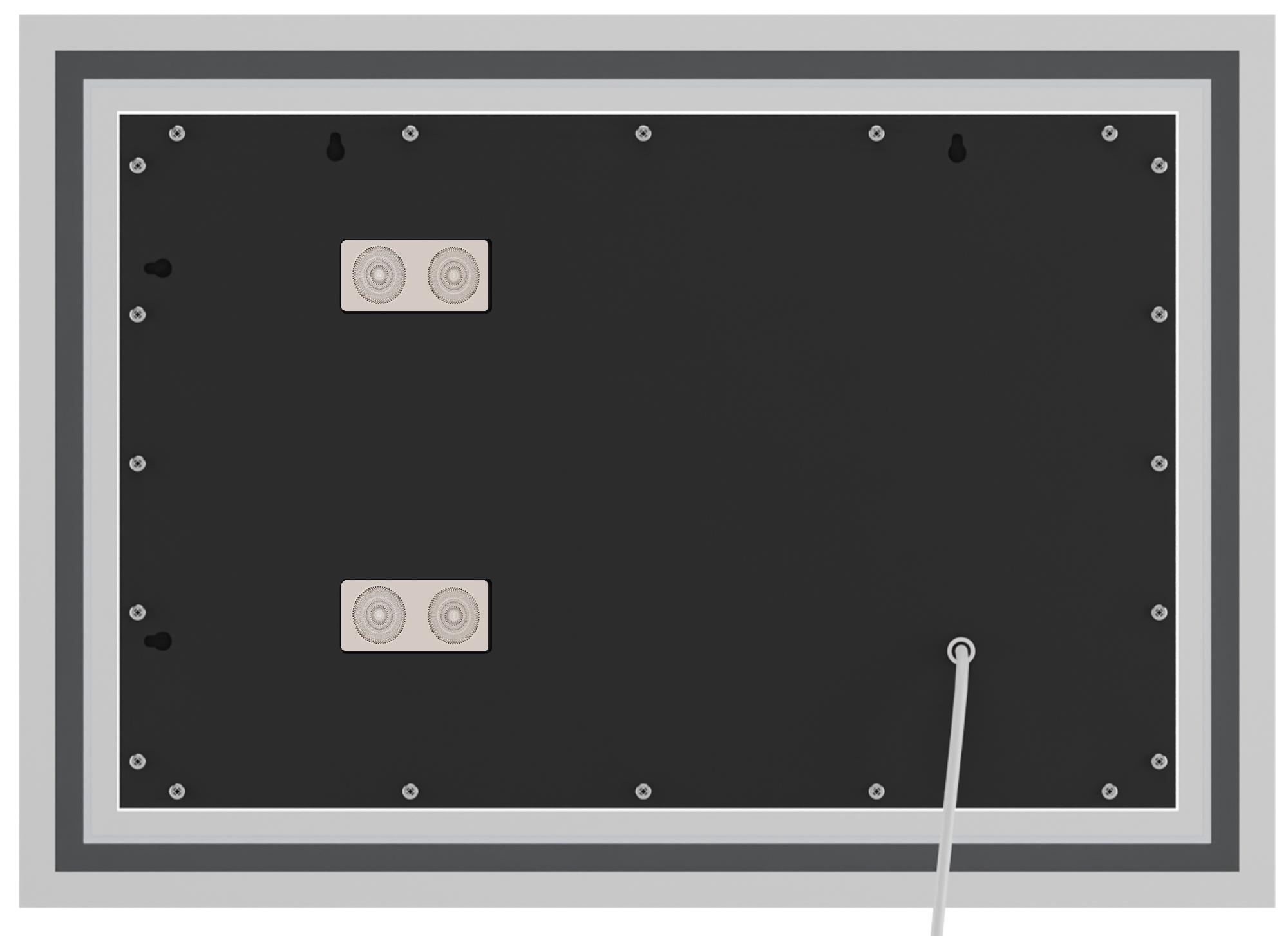 Badspiegel Jaffrey 50x70 mit Bluetooth, klarglas