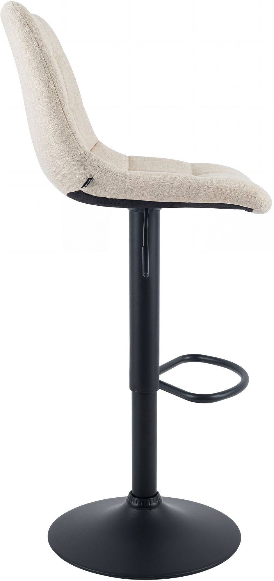 Barhocker Mapun Stoff, creme