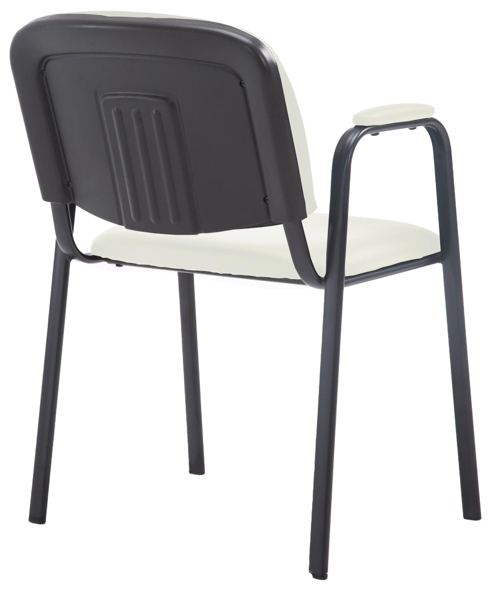 Besucherstuhl Ken PRO Kunstleder, creme
