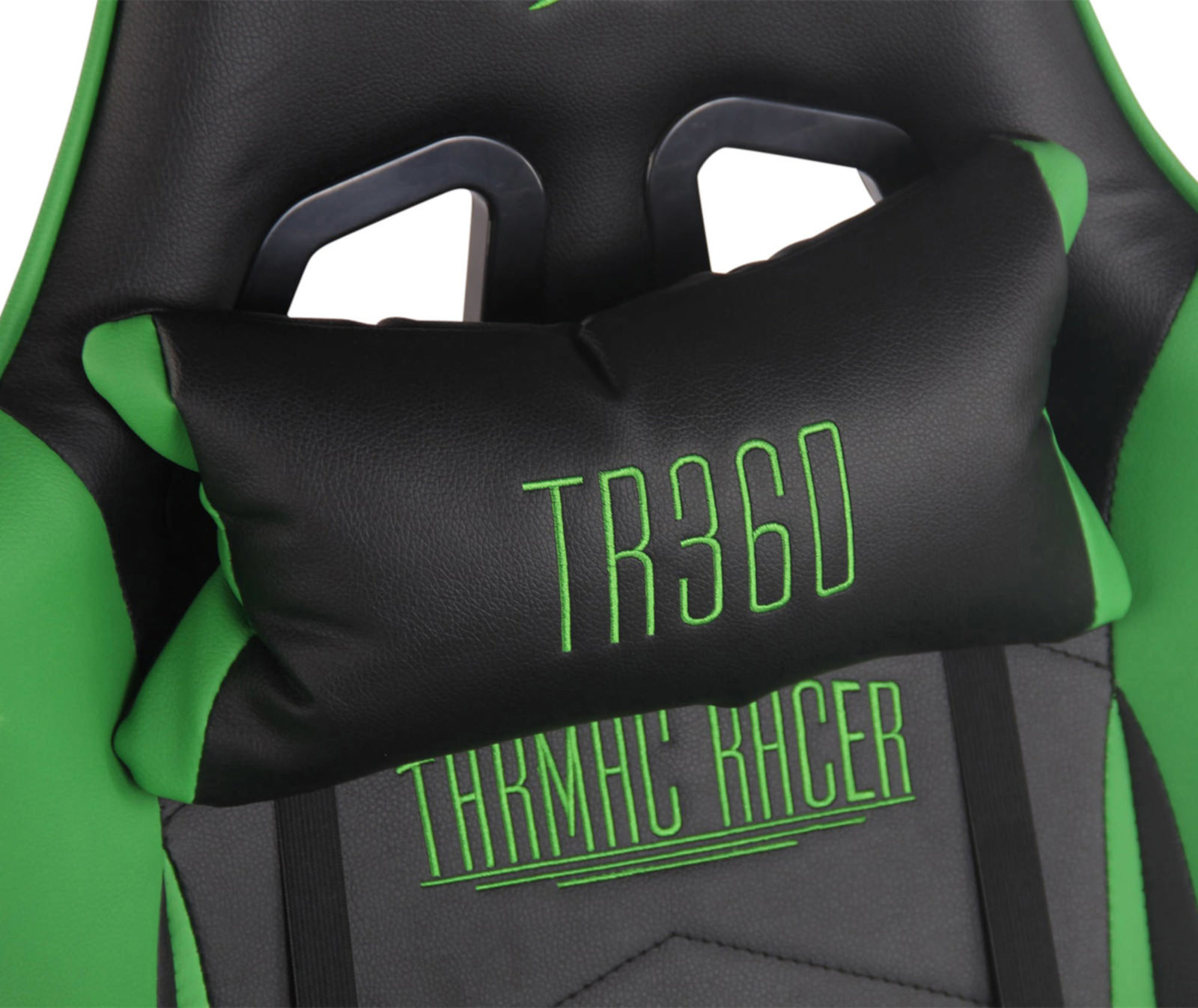 Racing Bürostuhl Turbo mit Fußablage, schwarz/grün