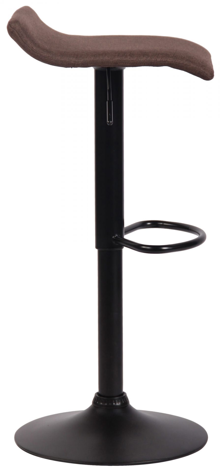 Barhocker Dyn V2 Stoff schwarz, braun
