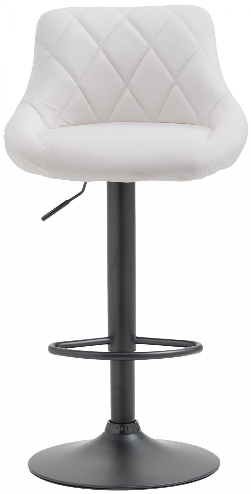 Barhocker Lazio Kunstleder schwarz, weiß