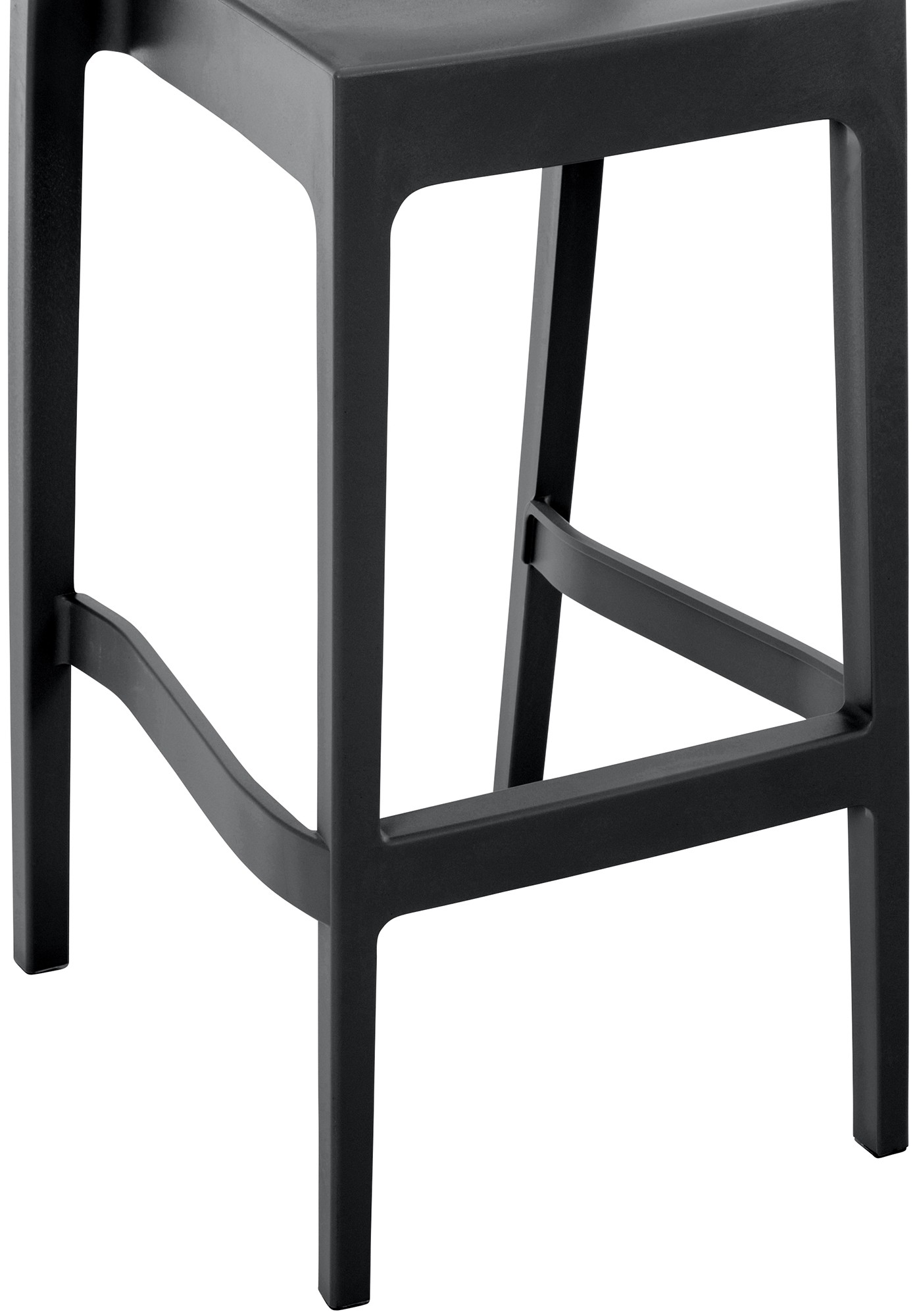 2er Set Barhocker Maya, schwarz