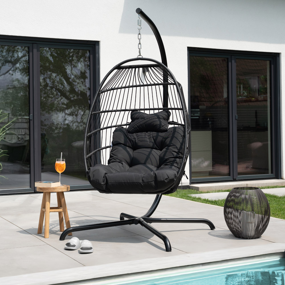 Hängesessel LOMA – 1 Sitzer Schwarz