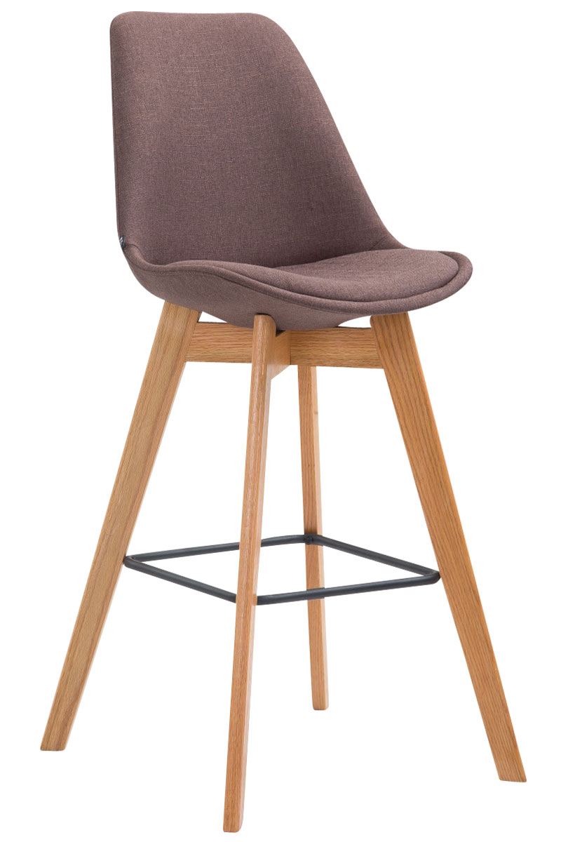 Barhocker Metz Stoff Natura, braun
