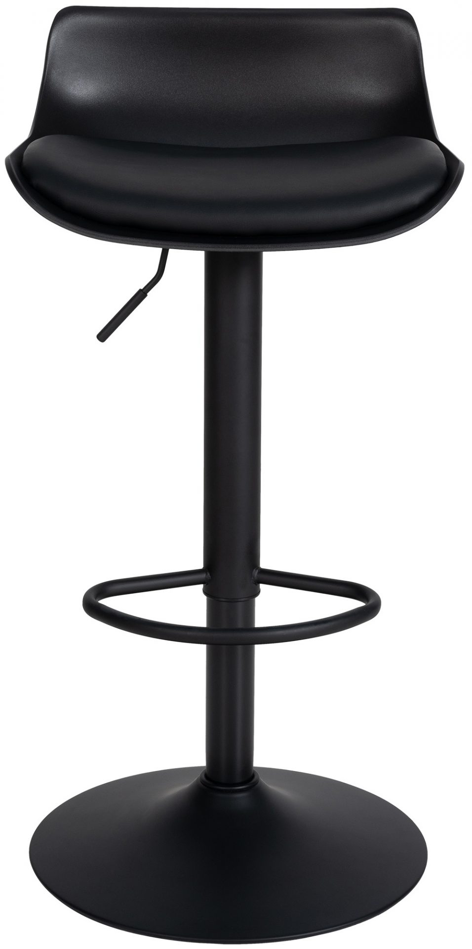 Barhocker Aveiro Kunstleder, schwarz