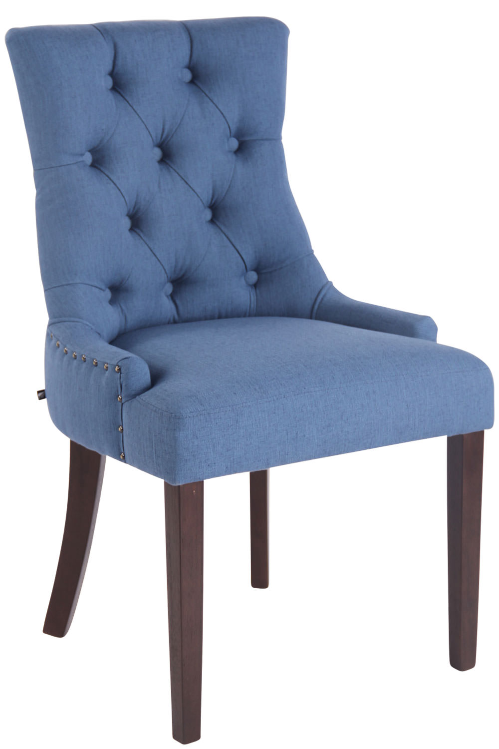 Esszimmerstuhl Aberdeen Stoff antik, blau