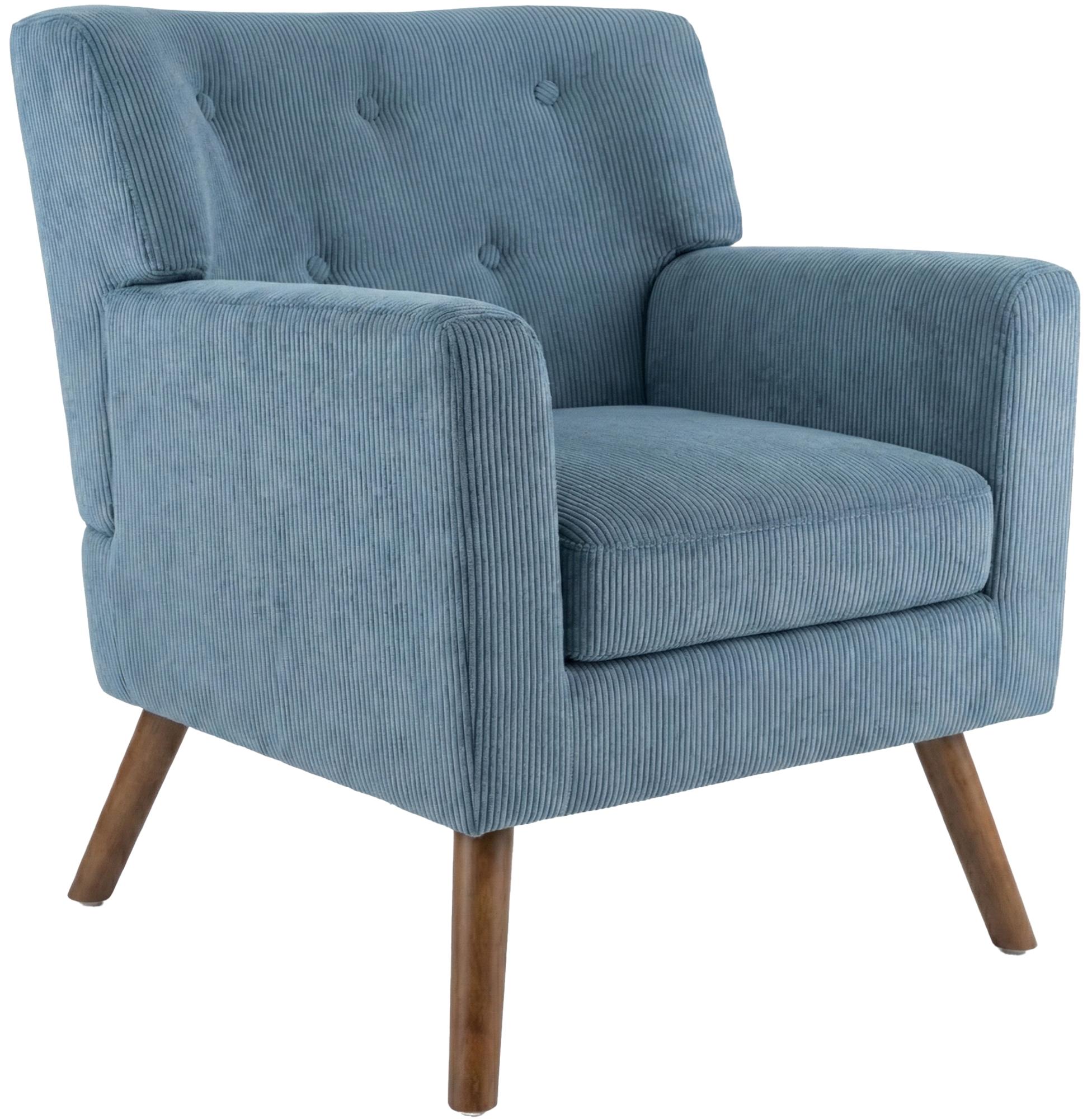 Sessel Kioni Cord, blau