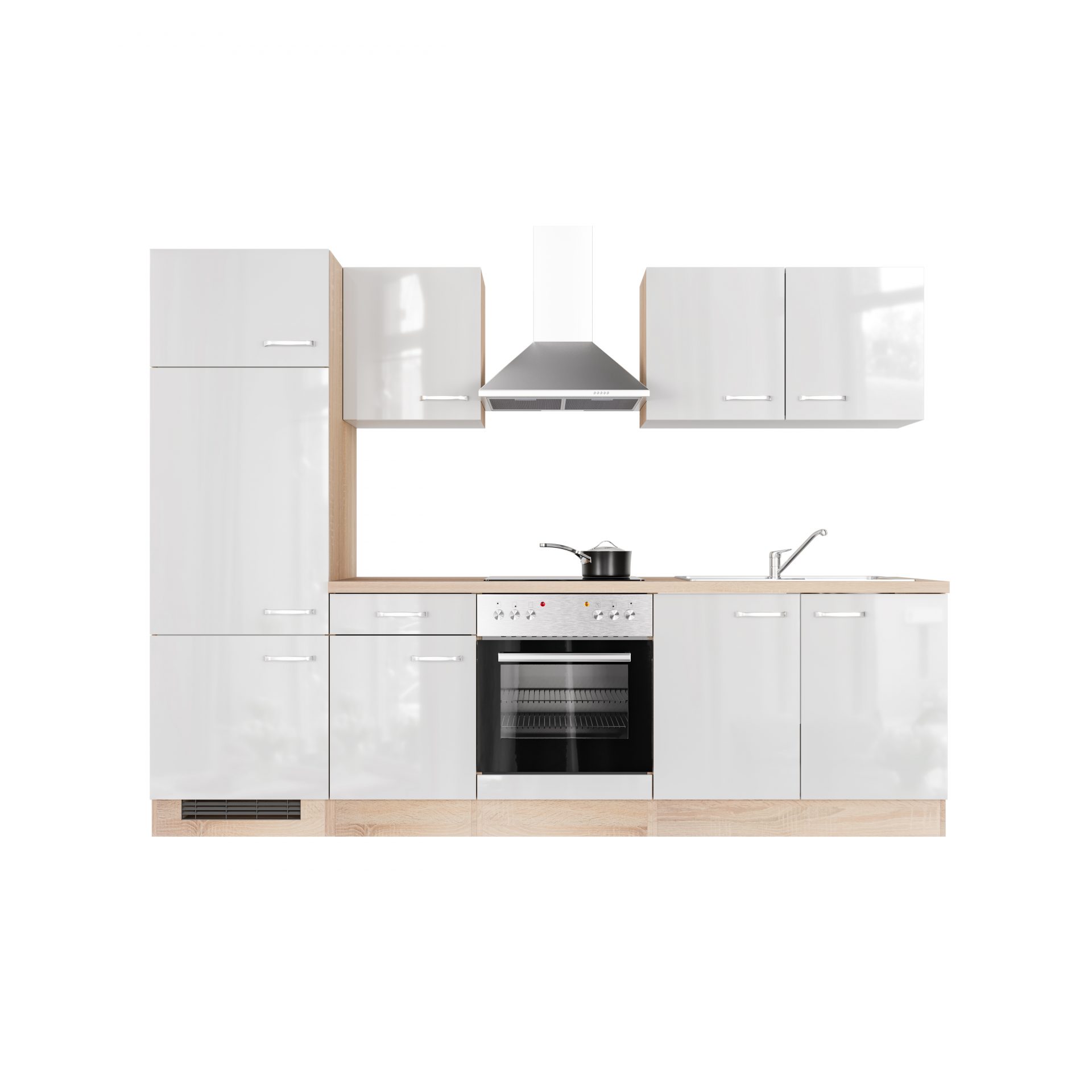 Küchenzeile Valero 270 cm mit E-Geräten