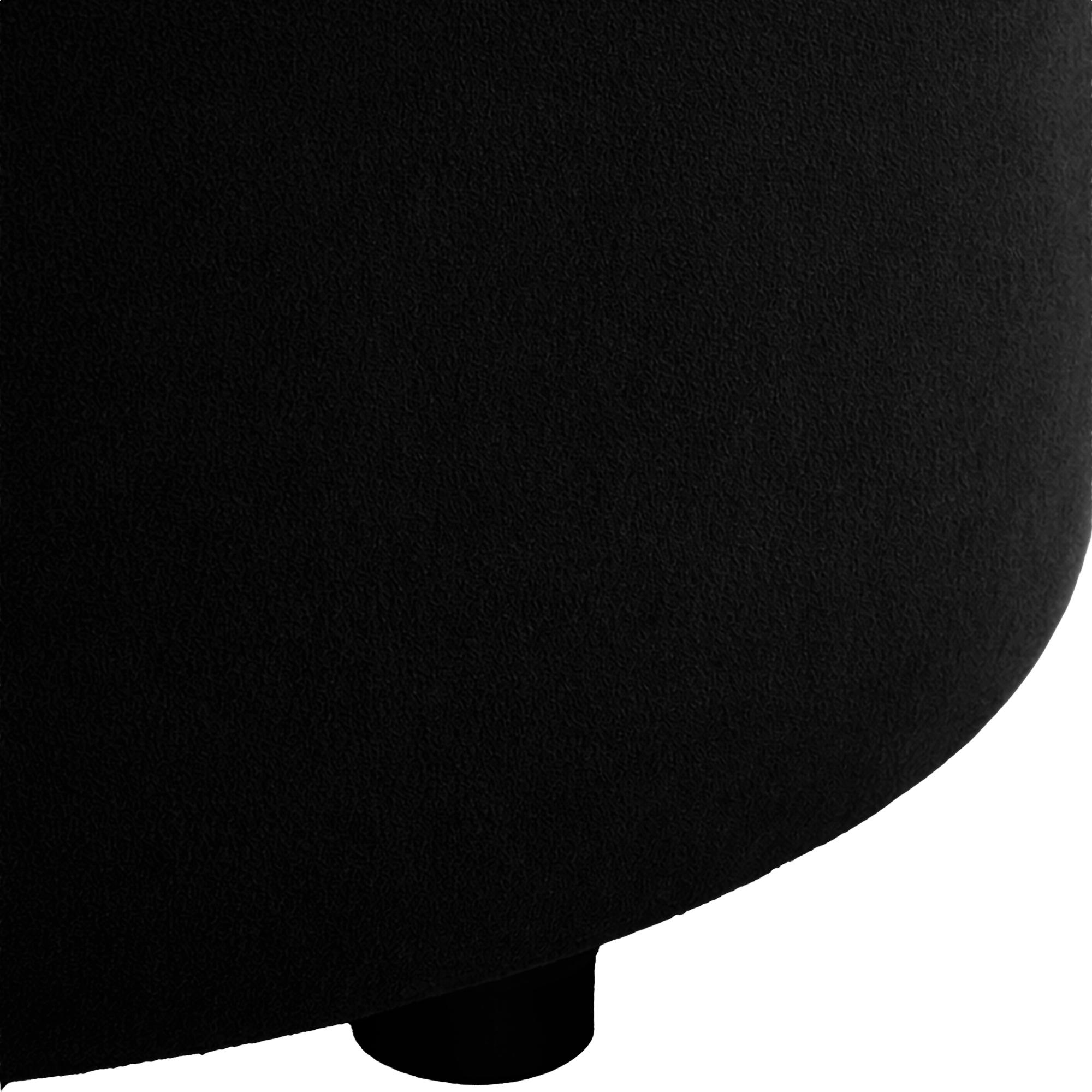 Sitzhocker Pantin Samt, schwarz